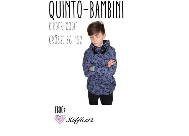 Quinto-Bambini Hoodie Ebook by StoffherzGrösse 86-152