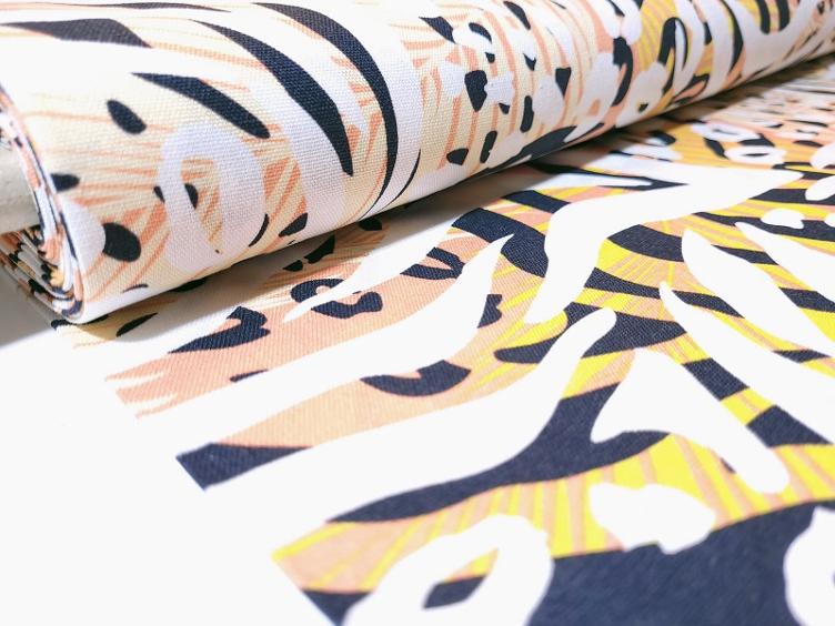 Abstract apricot Viscose - 1