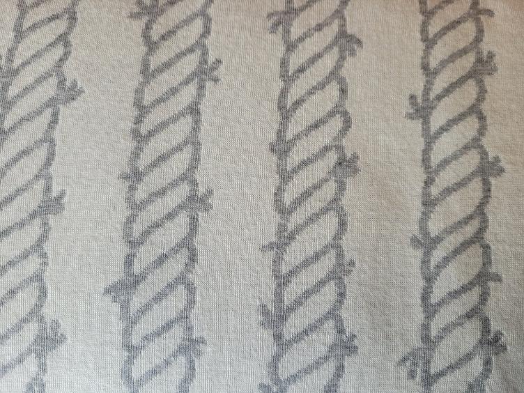 Ahoy Double Quai grau Jacquard Hamburgerliebe 120 cm x 150cm