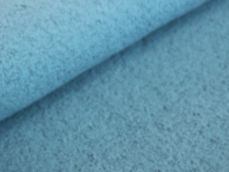 Albstoffe Bio Teddy Hamburger Liebe garda hellblau