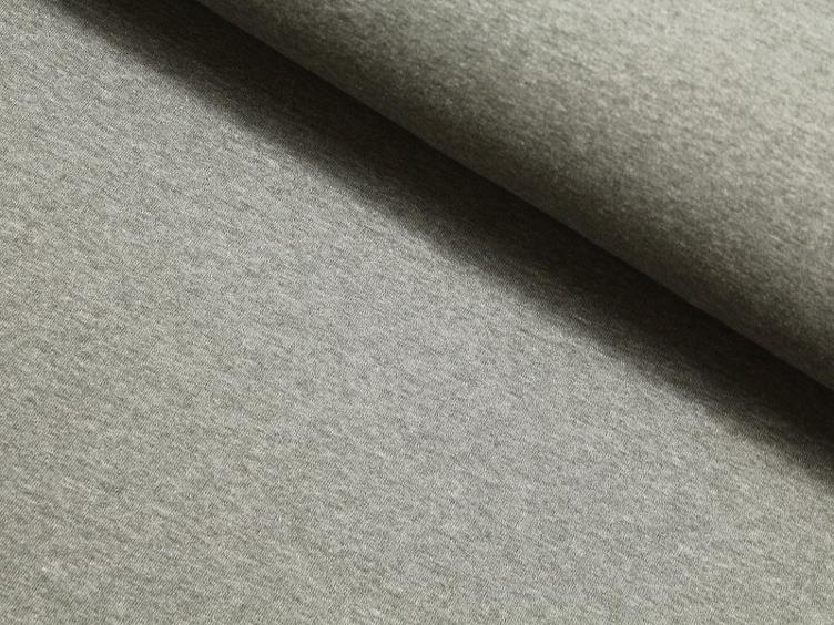 Aufgerauter Sweat anthrazit meliert