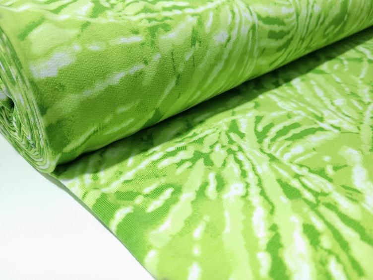 Batik Streifen grün Sommersweat - 1