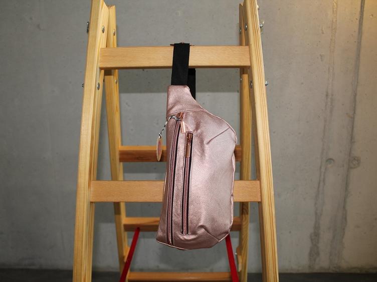 Bauchtasche rose Kunstleder