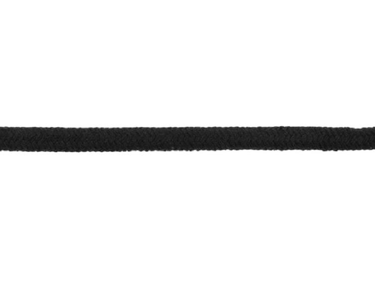 Baumwollkordel schwarz 10 mm