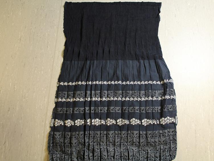 Baumwollstretch Rapport für ein Kleid - 0