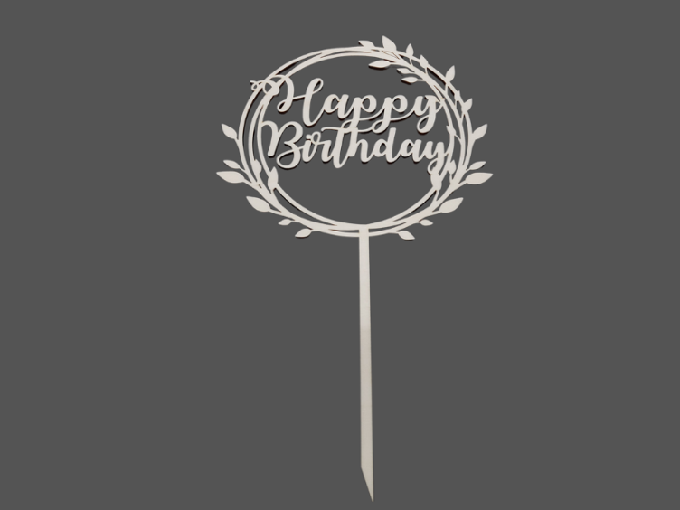 Birthday Cake - Topper / Blumenstrauss oder Kuchen