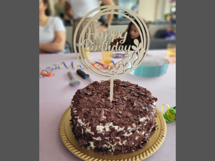 Birthday Cake - Topper / Blumenstrauss oder Kuchen - 1