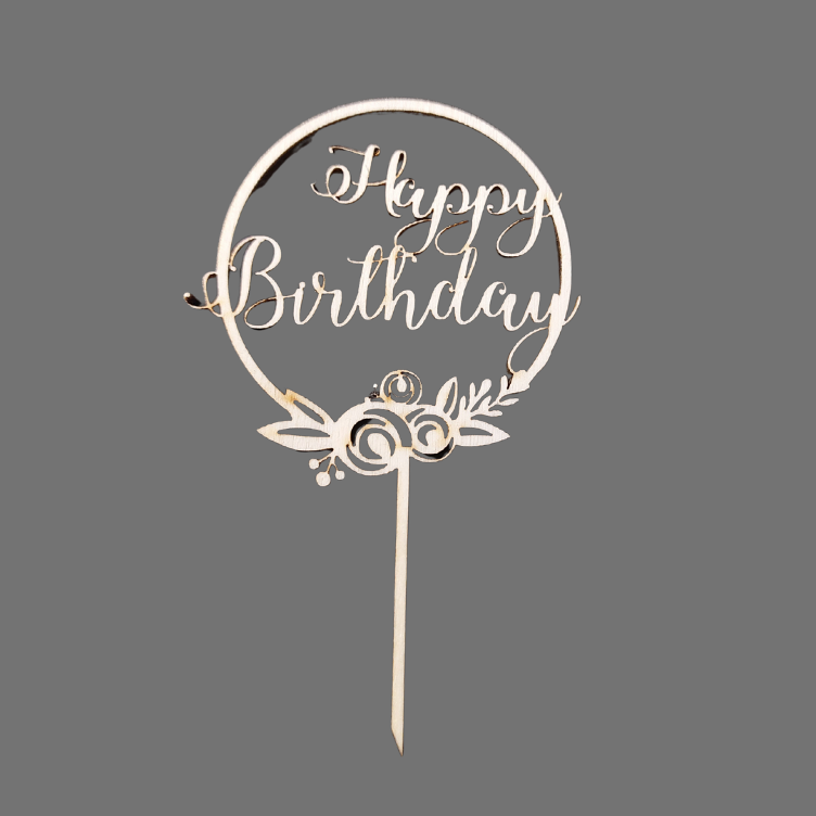 Birthday Cake - Topper / Blumenstrauss oder Kuchen