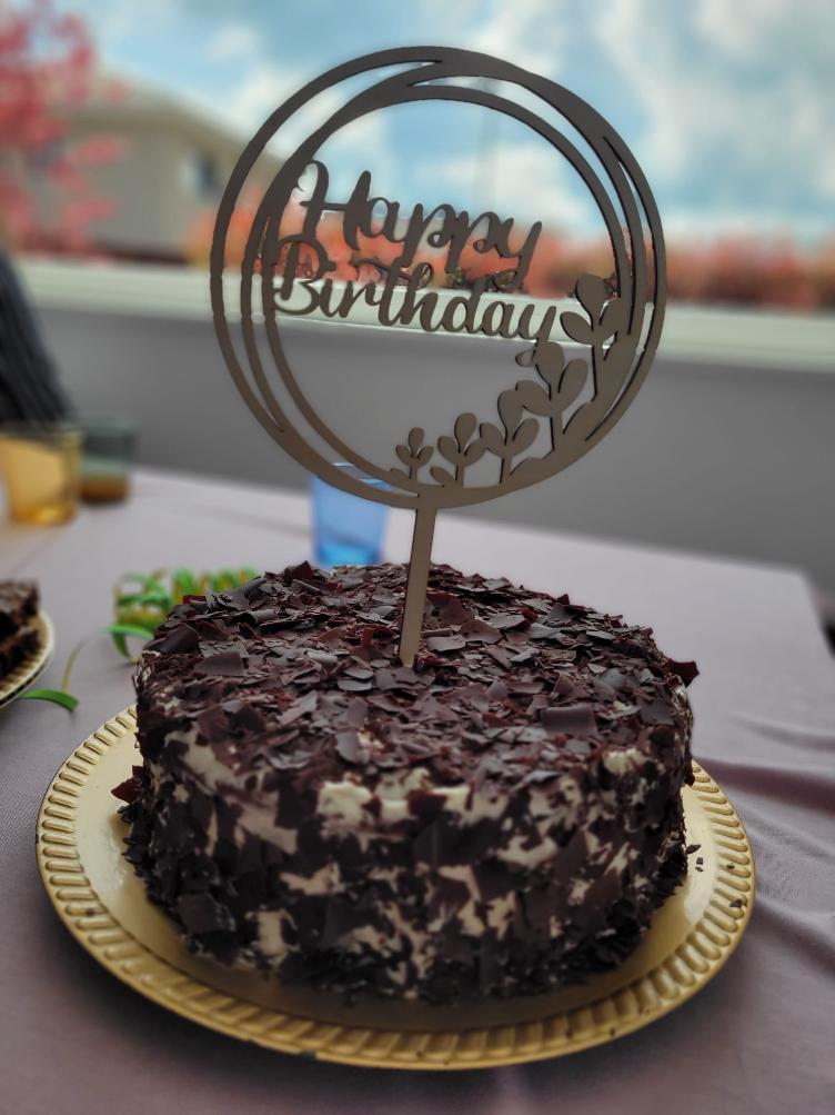 Birthday Cake - Topper / Blumenstrauss oder Kuchen - 0