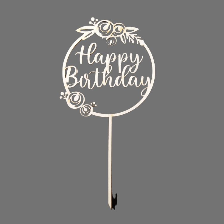 Birthday Cake - Topper / Blumenstrauss oder Kuchen