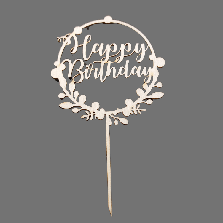 Birthday Cake - Topper / Muffin