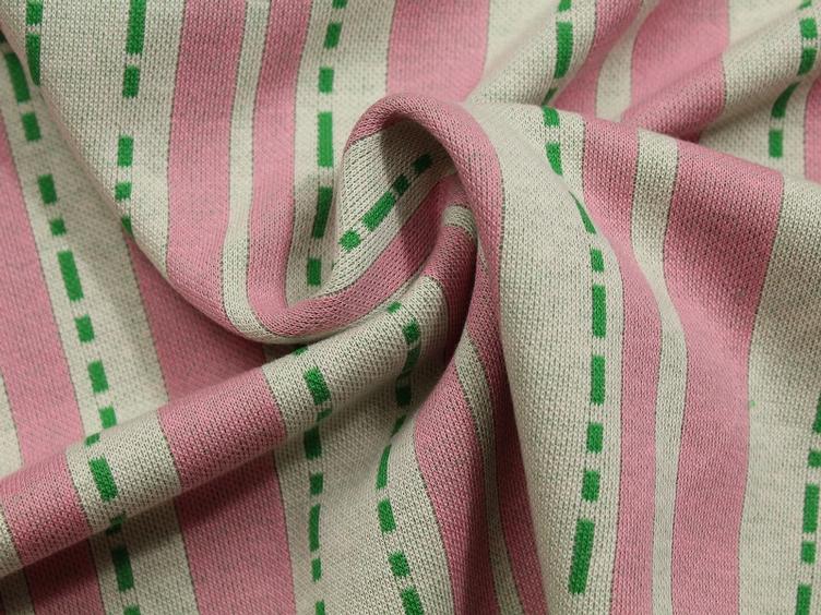 Bloom Pin Stripes weiss/rosa Hamburger Liebe 60 x 150 cm - 0