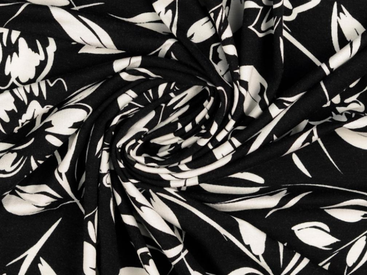 Blumen Viscosejersey - 0
