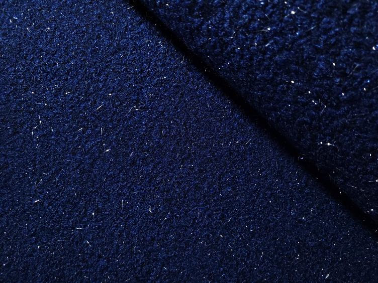 Boucle lurex - marine