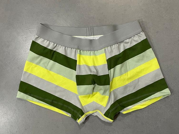 Boxershort gestreift grün/gelb one size