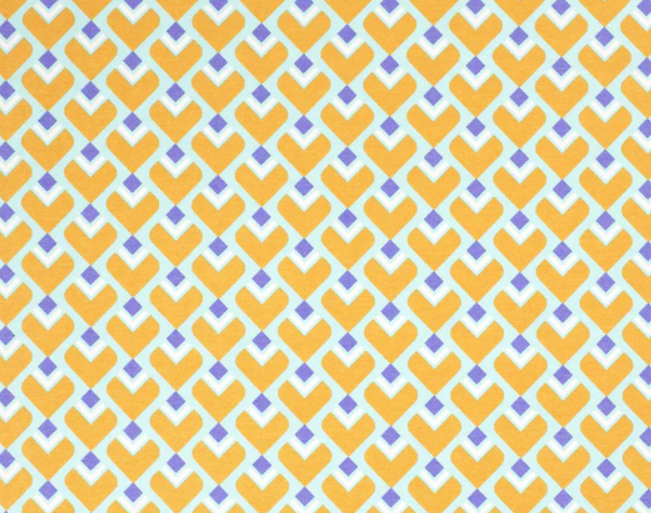 Canvas Raute mint lila 60 cm x 140 cm