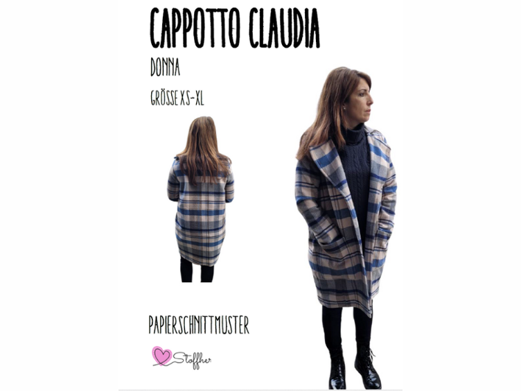 Cappotto Claudia Papierschnittmuster by Stoffherz Grösse XS-XL