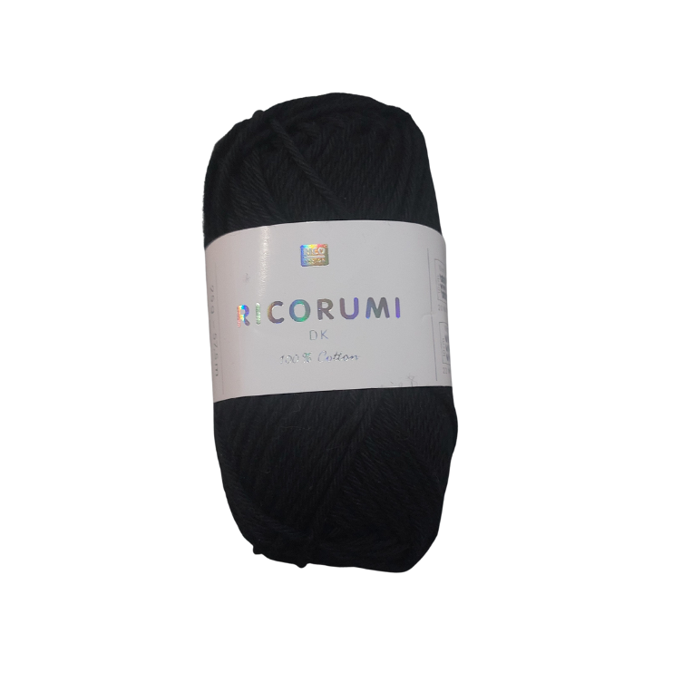 Creative Ricorumi DK 25 g, schwarz