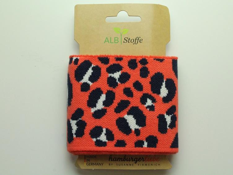 Cuff Me Icon Leopardenmuster orange, marine