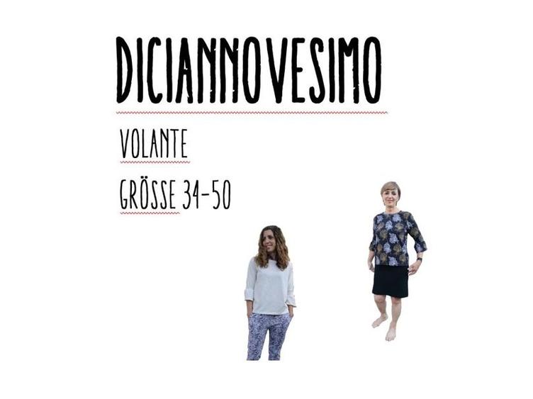 Diciannovesimo Volante Ebook by Stoffherz Grösse 34-50