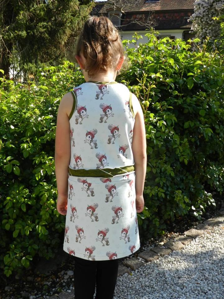 Diciassettesima Zia Sommerkleid Bambini Papierschnittmuster by Stoffherz Grösse 74-164 - 1