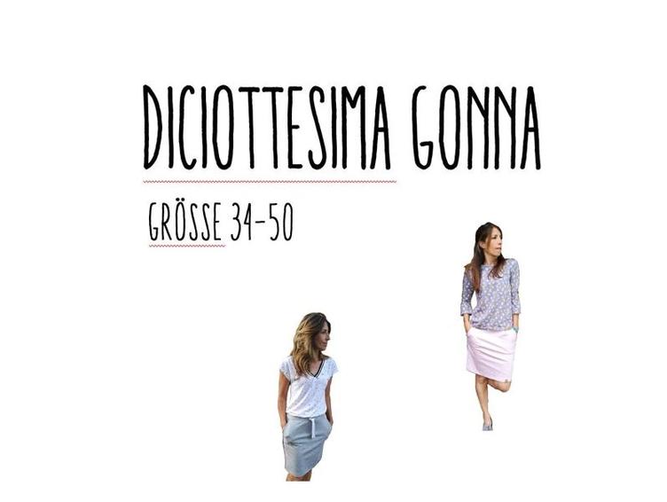 Diciottesima Gonna ebook by Stoffherz Grösse 34-50