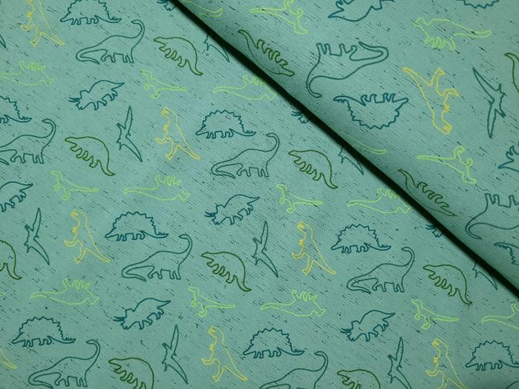 Dinosaurier mint Jersey 40cm