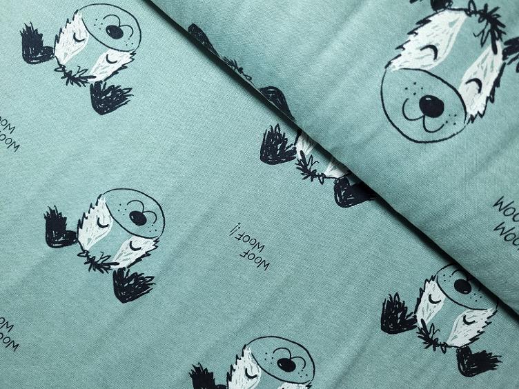 Dogs mint Sweat leicht aufgeraut