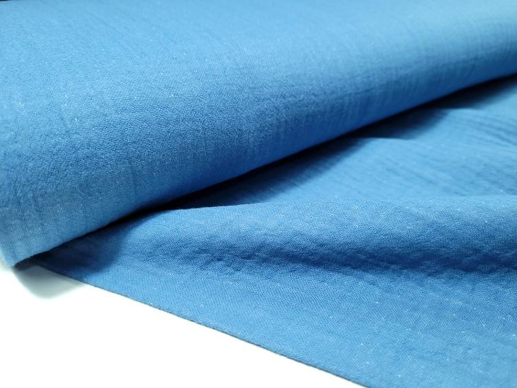 Double Gauze blau 70 x 135cm - 0