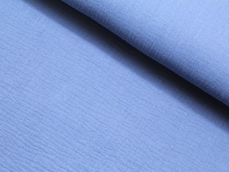 Double Gauze jeans uni 90 cm x 132 cm