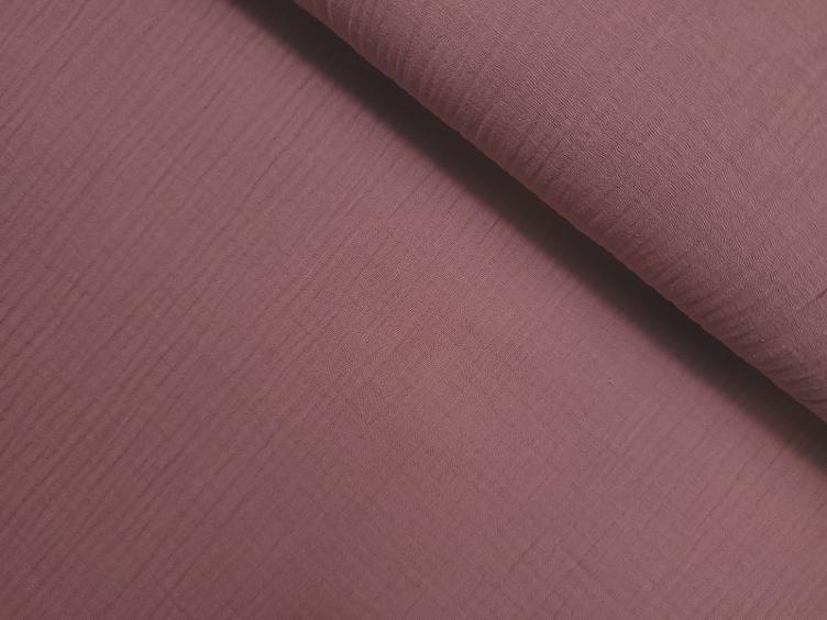 Double Gauze Old rose uni 80 x 1320 cm