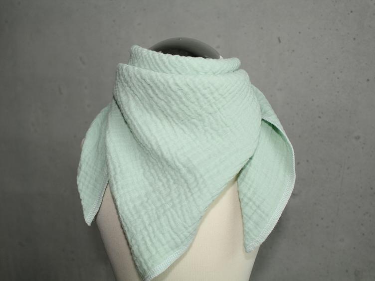 Dreieckstuch helles mint 70 cm