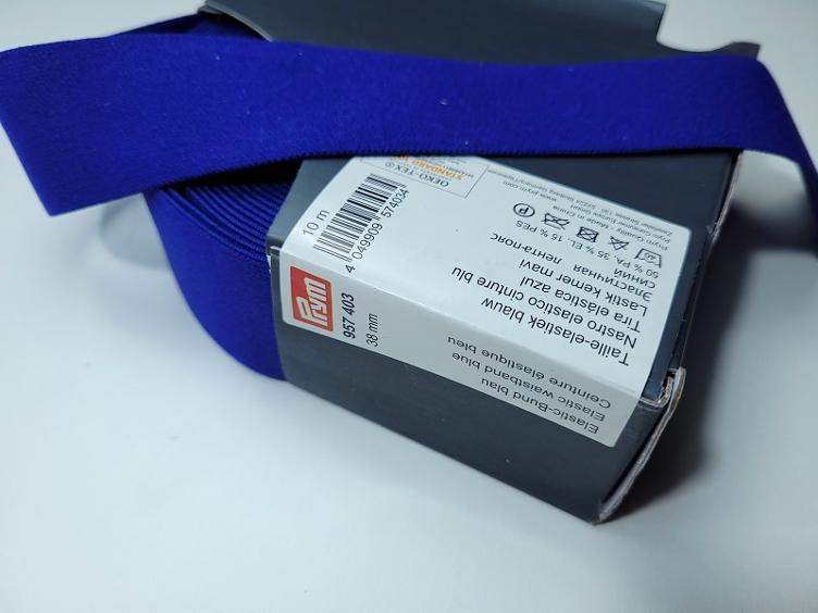 Elastic-Band blau 38 mm - 0