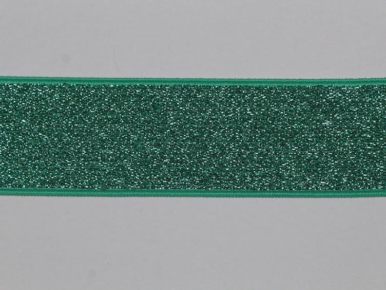 Elastic-Band mint glitzer 40 mm