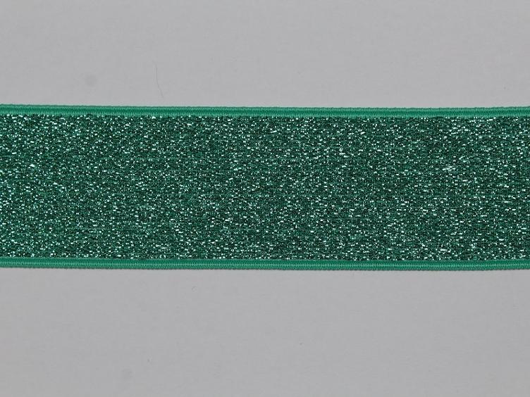 Elastic-Band mint glitzer 40 mm