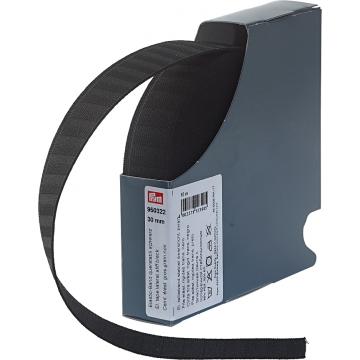 Elastic-Band querstabil, schwarz 25 mm