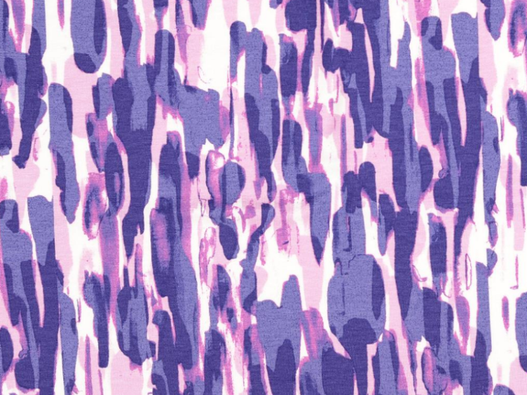 Flecken lila Viscosejersey