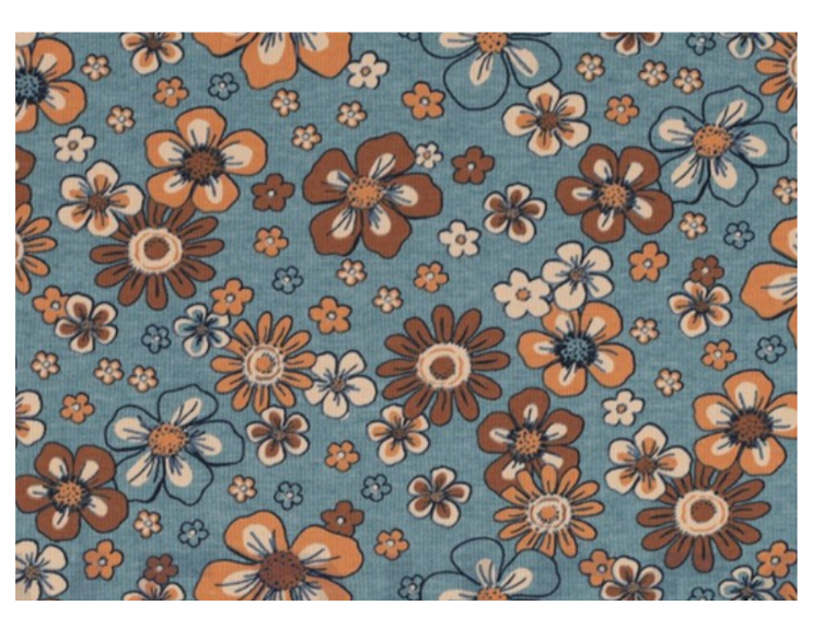 Flowers melange Jersey