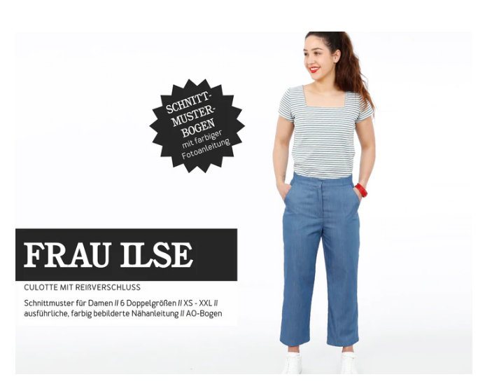 FRAU ILSE • Culotte mit Reißverschluss, PAPIERSCHNITT Schnittreif