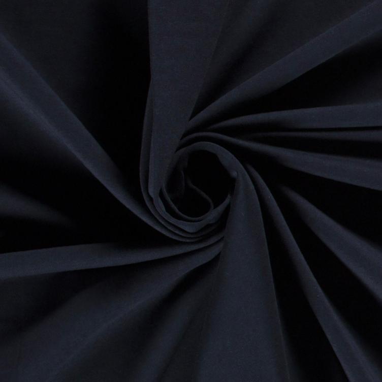 French Terry Stoff uni Marine