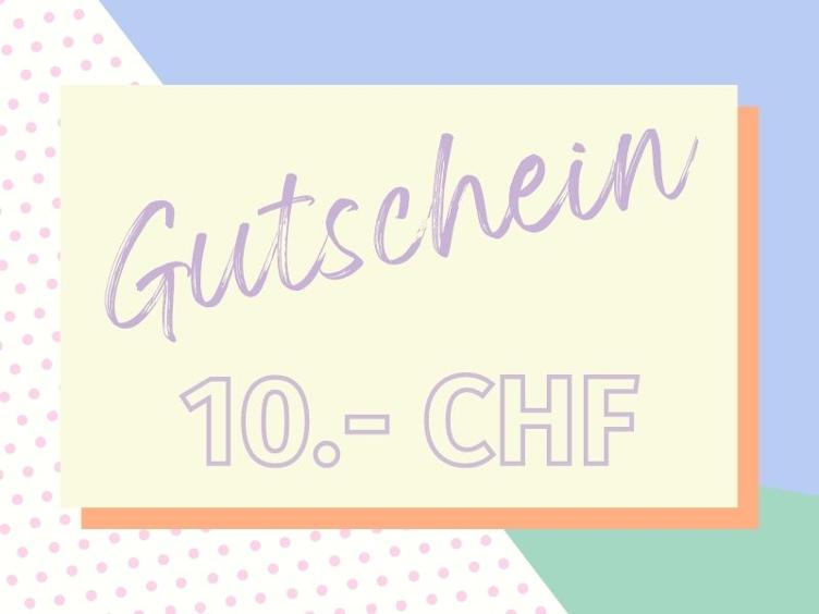 Geschenk-Gutschein, Wert 10.00 CHF