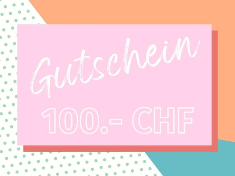 Geschenk-Gutschein, Wert 100.00 CHF