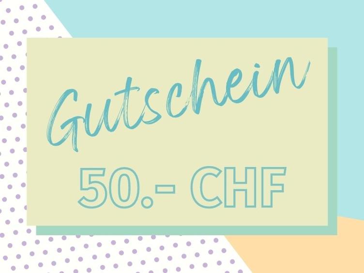 Geschenk-Gutschein, Wert 50.00 CHF
