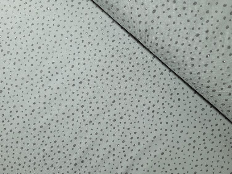 Grau glitzer Jersey