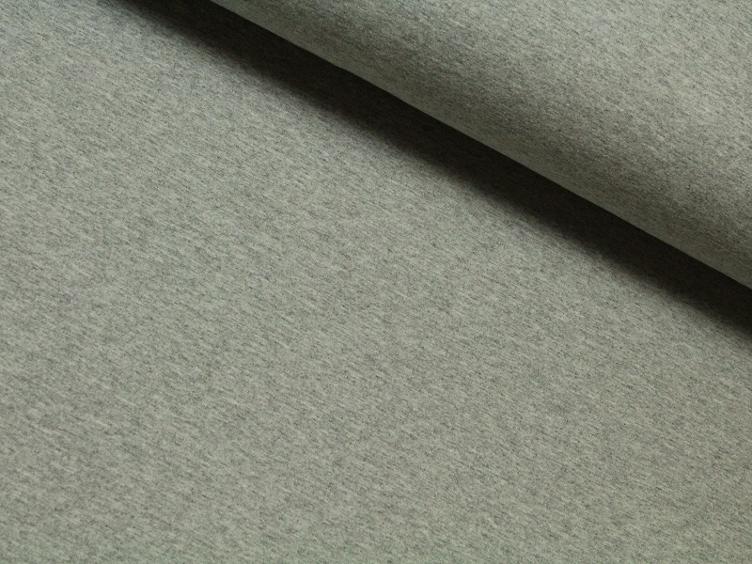 Grau meliert Sweat 50 x 150 cm