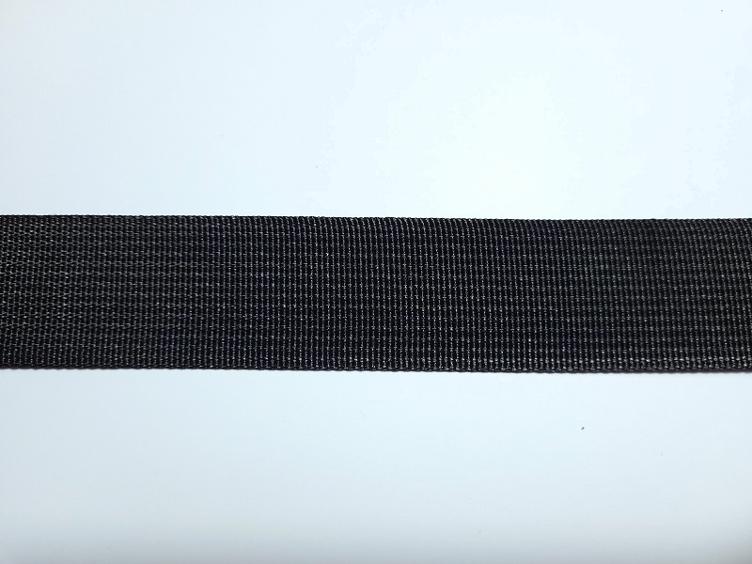 Gurtband schwarz 38mm