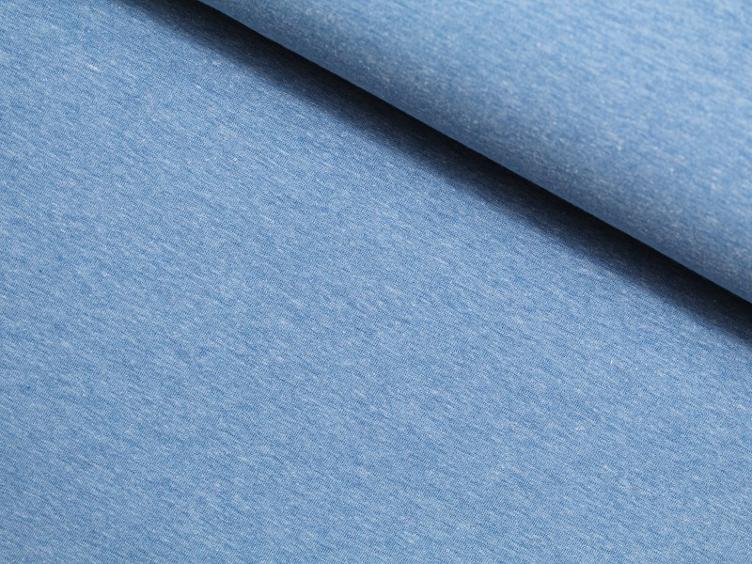 Hellblau melange Jersey