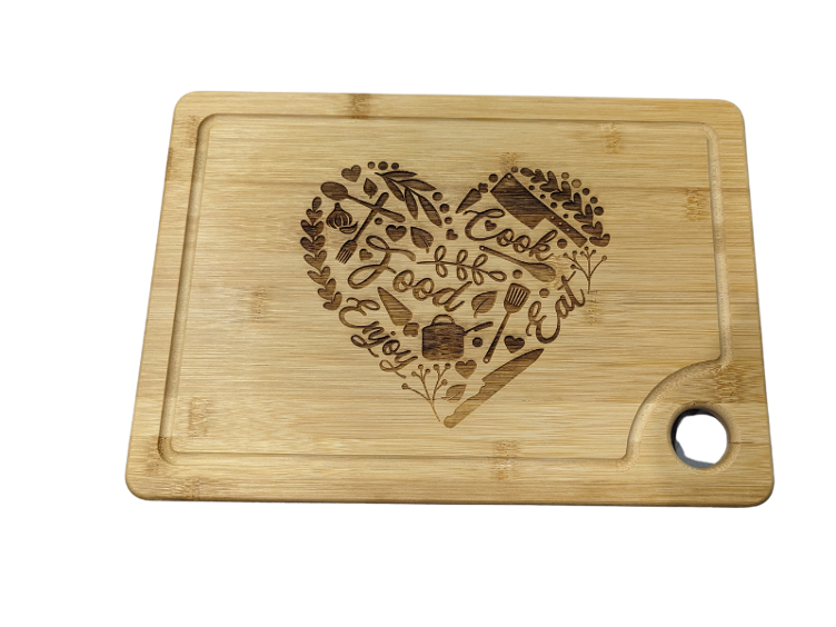 Holzbrett graviet Herza