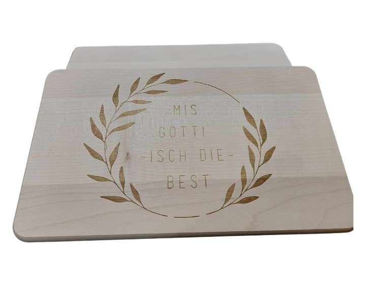 Holzbrett ` Mis Gotti isch die Best`