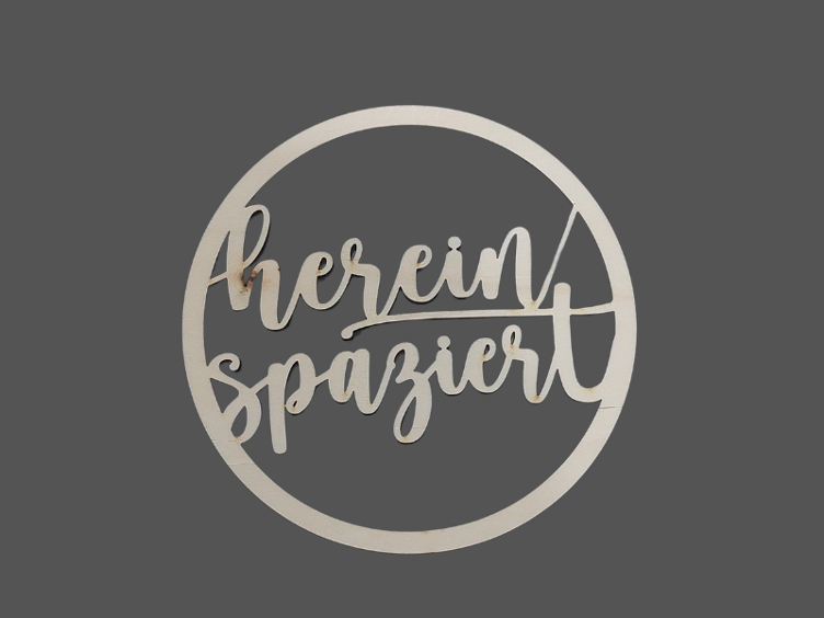 Holzkranz Hereinspaziert